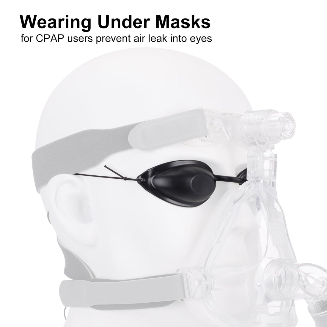 Wahah 3D Hydrating Moisture Sleep Mask for Relief Dry Eyes,Comfortable Sleep Mask for Good Sleeping, Prevent Dry Eyes, Prevent Air Leak into Eyes, Best Sleep Mask for Sleeping Well