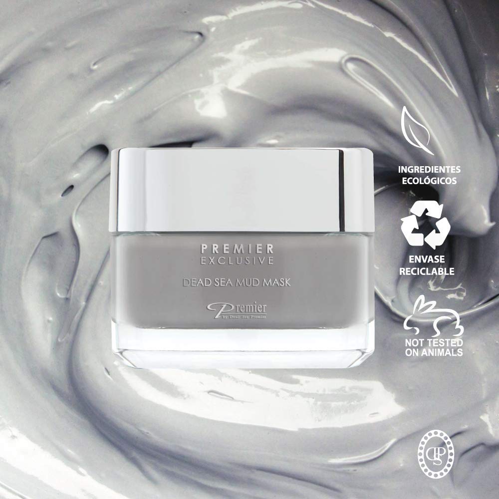 Dead Sea Mud Face MASK Premier Dead Sea online Exclusive, natural formula, wrinkle reducer, anti-aging, pore minimizer, witch hazel, aloe vera, minerals, vitamins, nutrients, antioxidants 1.7FL.oz