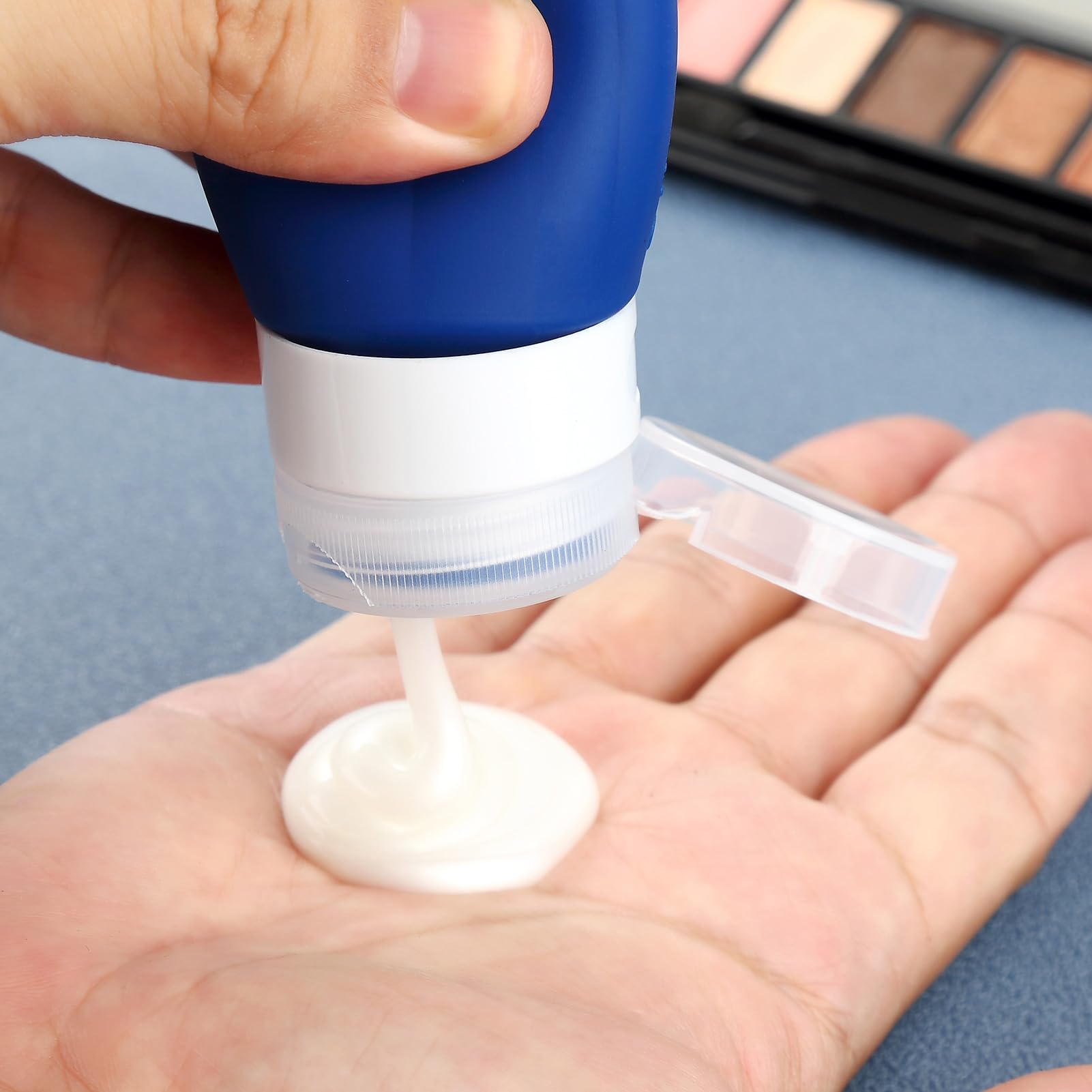 Gemice 16 Pack Travel Size Bottles, TSA Approved Leakproof Travel Containers for Toiletries, Silicone Refillable Travel Essentials Accessories with Travel Bag for Shampoo Conditioner