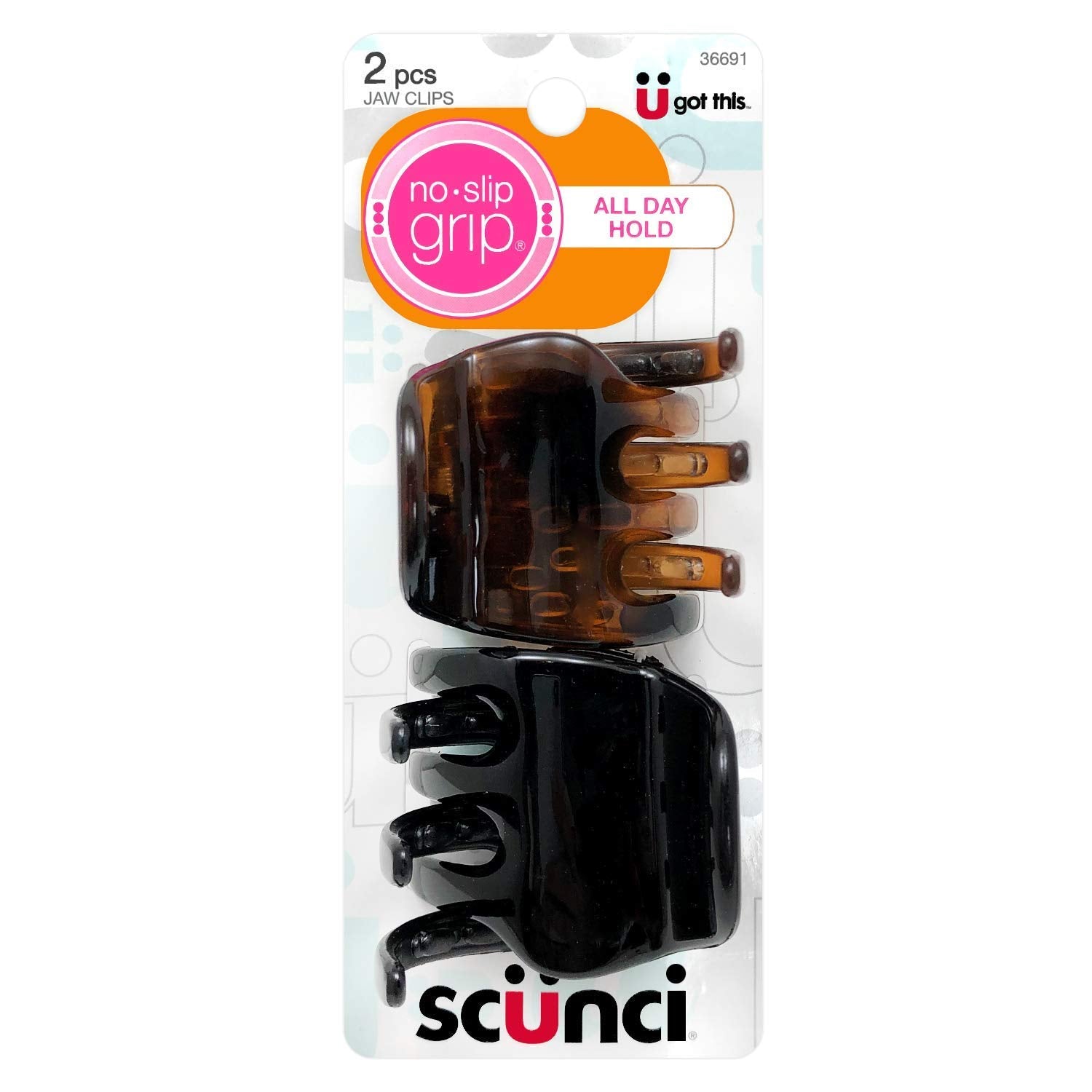 Scunci No Slip Chunky Jaw Clip 5 C 1 Pack