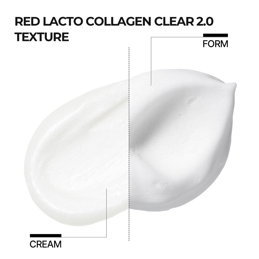MDP+ RED LACTO COLLAGEN CLEAR 2.0, Peptide, Deep Pore Cleansing, Hydrating|4.05oz/120ml,Pore Tightening, Hydrating Cleanser, Daily Moisturizing Cleanser, Foaming Facial Wash
