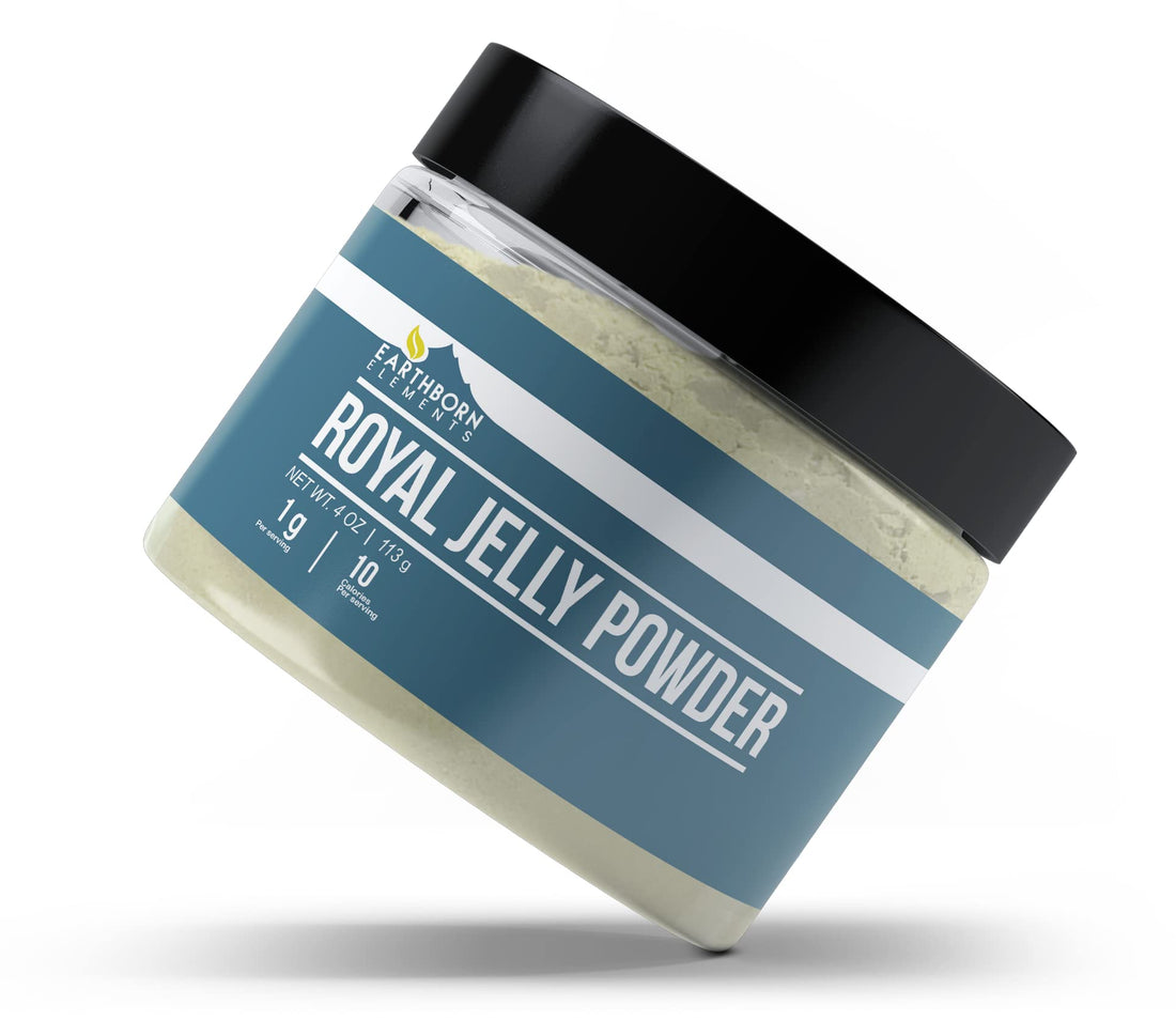 Earthborn Elements Royal Jelly Powder (4 oz), Resealable Jar, Pure & Non GMO