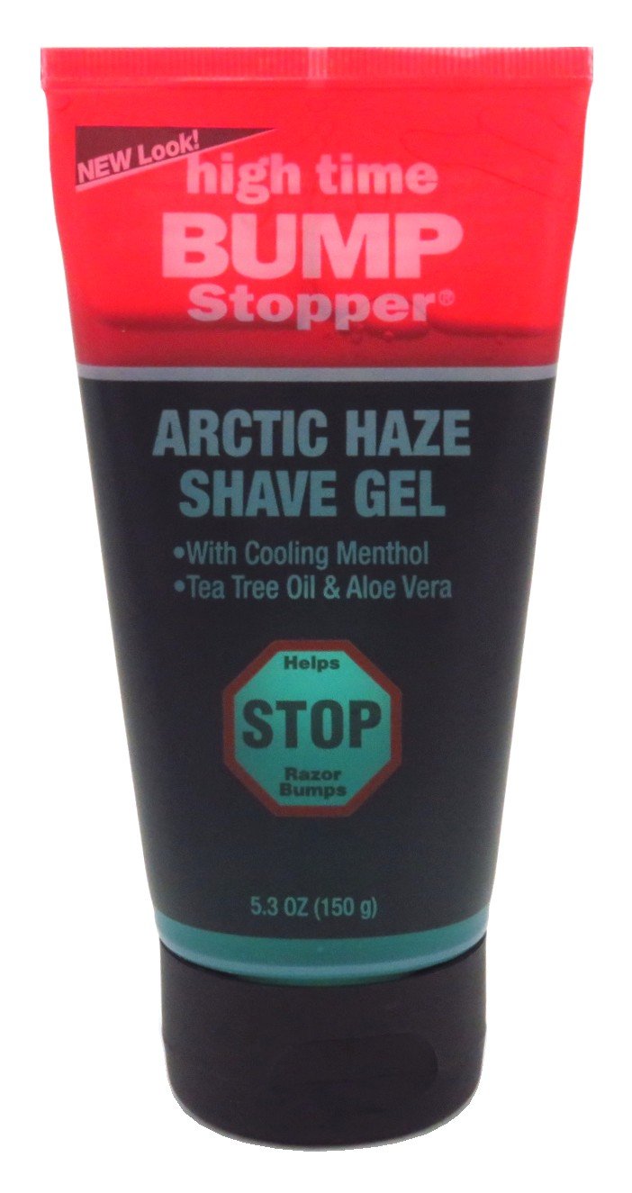 High Time Bump Stopper Shave Gel With Aloe & Tea Tree Oil 5.3 oz.