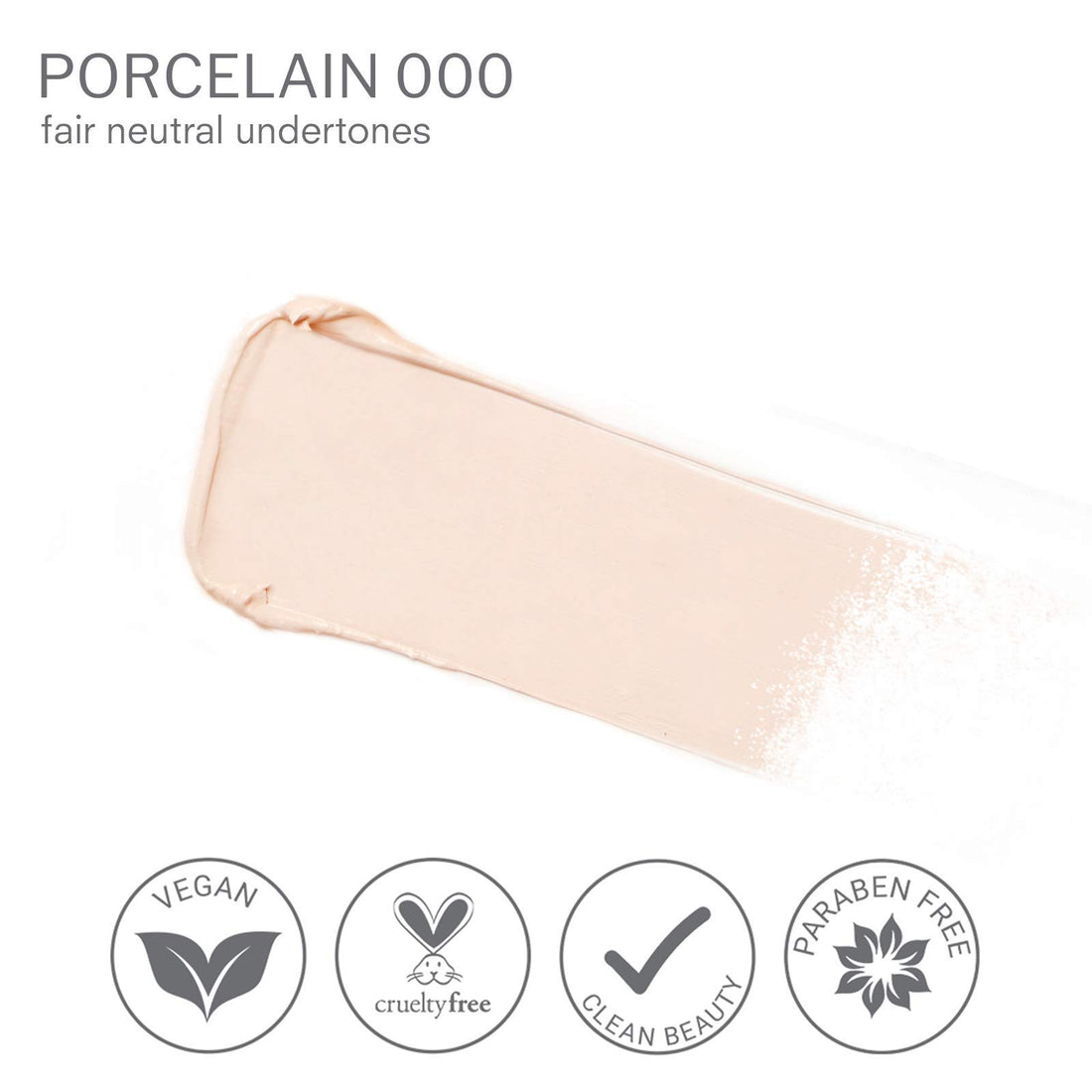 Camera Stick Foundation by Luscious Cosmetics. Full Coverage Cream Foundation Cruelty-Free and Vegan Makeup. (000 Porcelain)