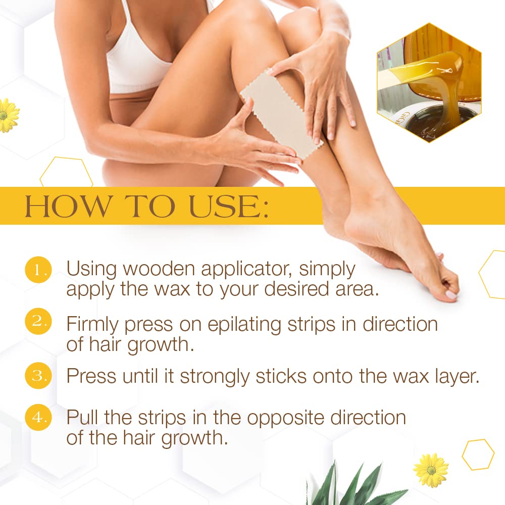 GiGi Natural Epilating Strips & Applicators