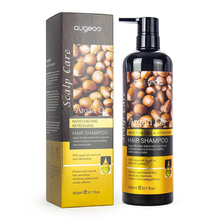 Generic Argan Oil Shampoo & Conditioner Set - Cleanses, Moisturizes, Anti-Dandruff, Increases Circulation for Full Hair
