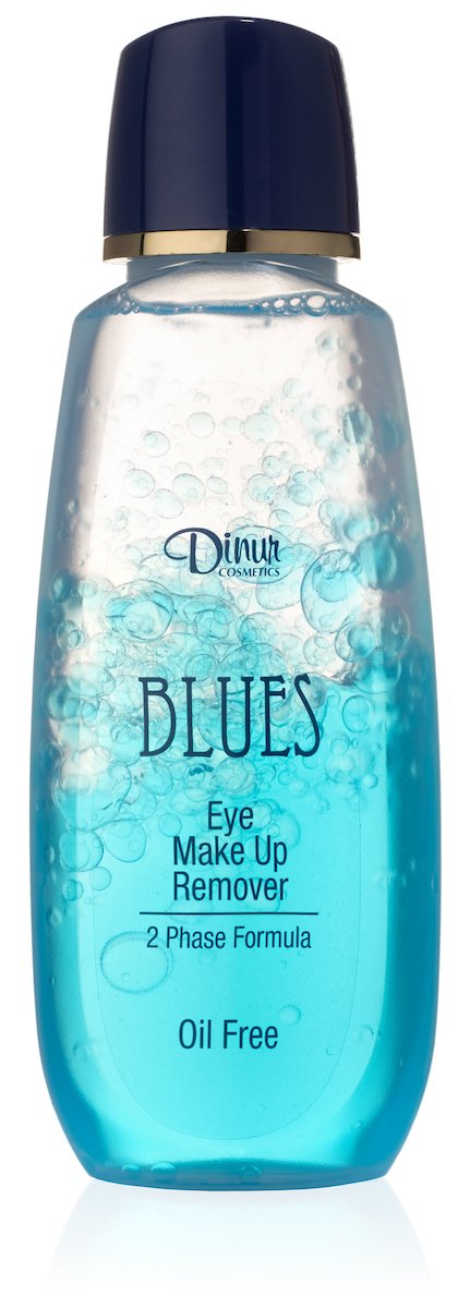 Dinur Cosmetics Eye Make Up Remover, Blue, 5.7 fl. oz./170 mL