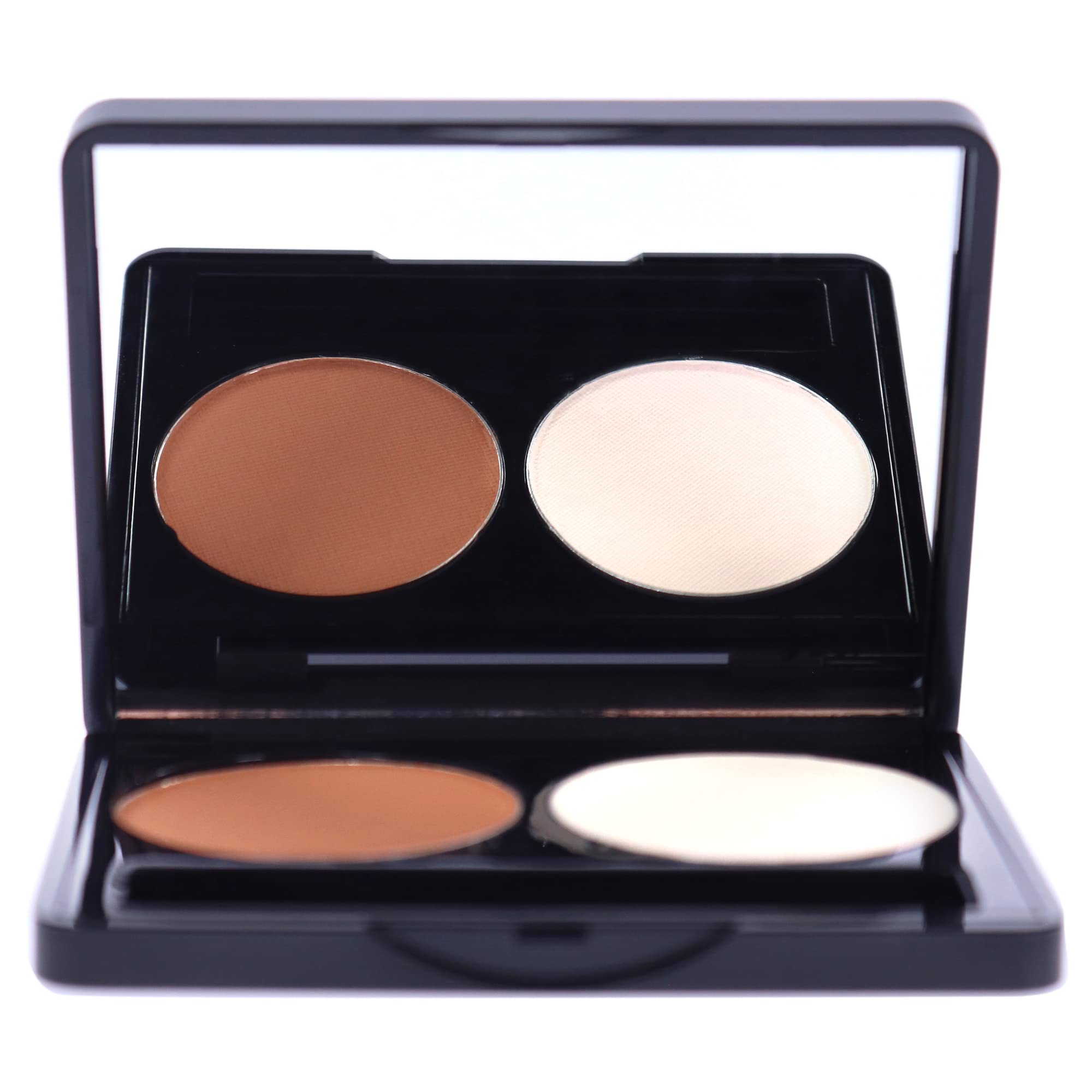 Make-Up Studio Professional Make-Up Face Shading & Highlight Box - Allows You To Create Light & Shadow Effects - Transparent Coverage With Matte Finish - Neutral Brown-White - 2X0.11 Oz, (PH10946)