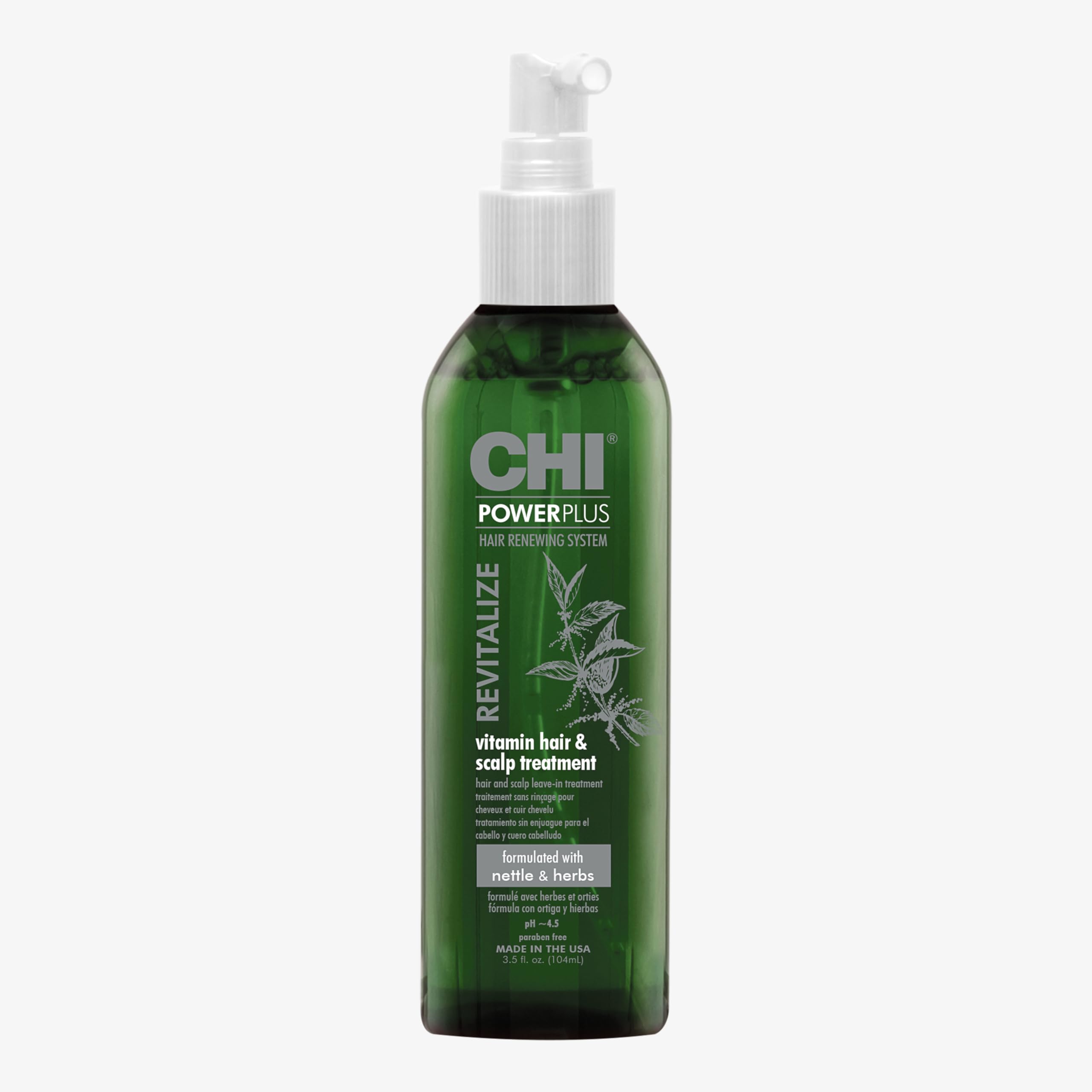 Chi Powerplus Revitalize Vitamin Hair and Scalp Treatment for Unisex, 3.5 Ounce