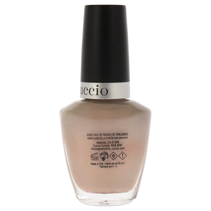Cuccio Tel-Aviv About It! | Colour Light Tan | 13ml | Long Lasting, Glossy, Vegan | Parben Free | No Yellowing | FREE from harmful Chemicals