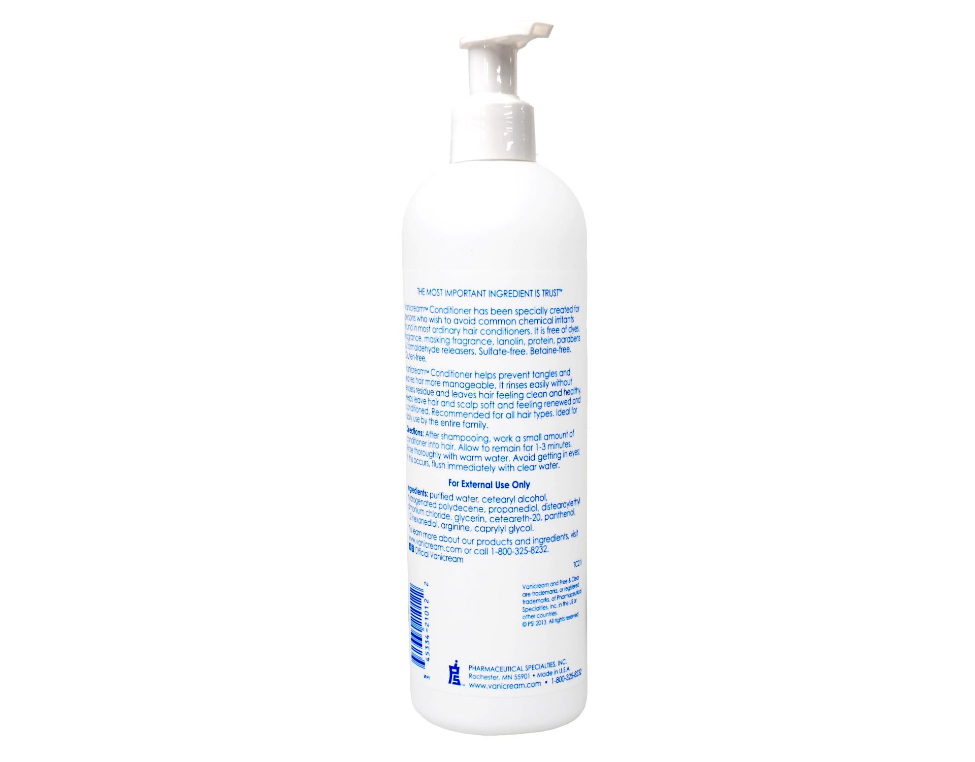 Free & Clear Hair Conditioner 12 oz (Pack of 2)