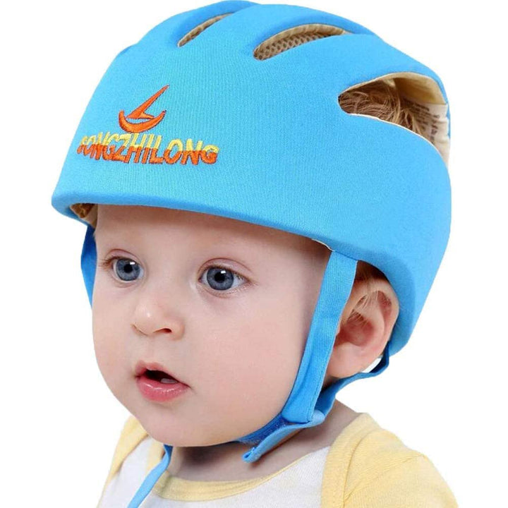 Huifen Adjustable Baby Head Protector, Baby Helmets for Crawling Walking Lightweight Safety Baby Helmet Jumping Running Breathable Hat Infant Essentials Toddler Helmets 6-24 Months (Blue)
