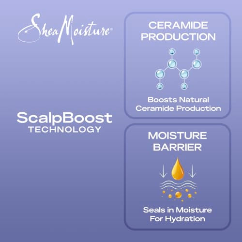 SheaMoisture Scalp & Hair Oil Anti-Hair Fall for Healthy Looking Hair and Moisturized Scalp, with Biotin & Multi-Peptide ScalpBoost Technology, 2 oz