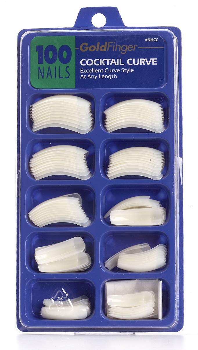 Gold Finger 100 Nails Cocktail Curve