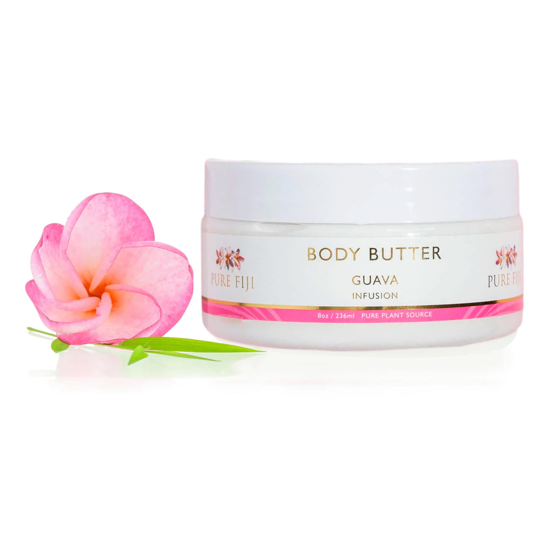 PURE FIJI Body Butter, Guava, 8 Ounce