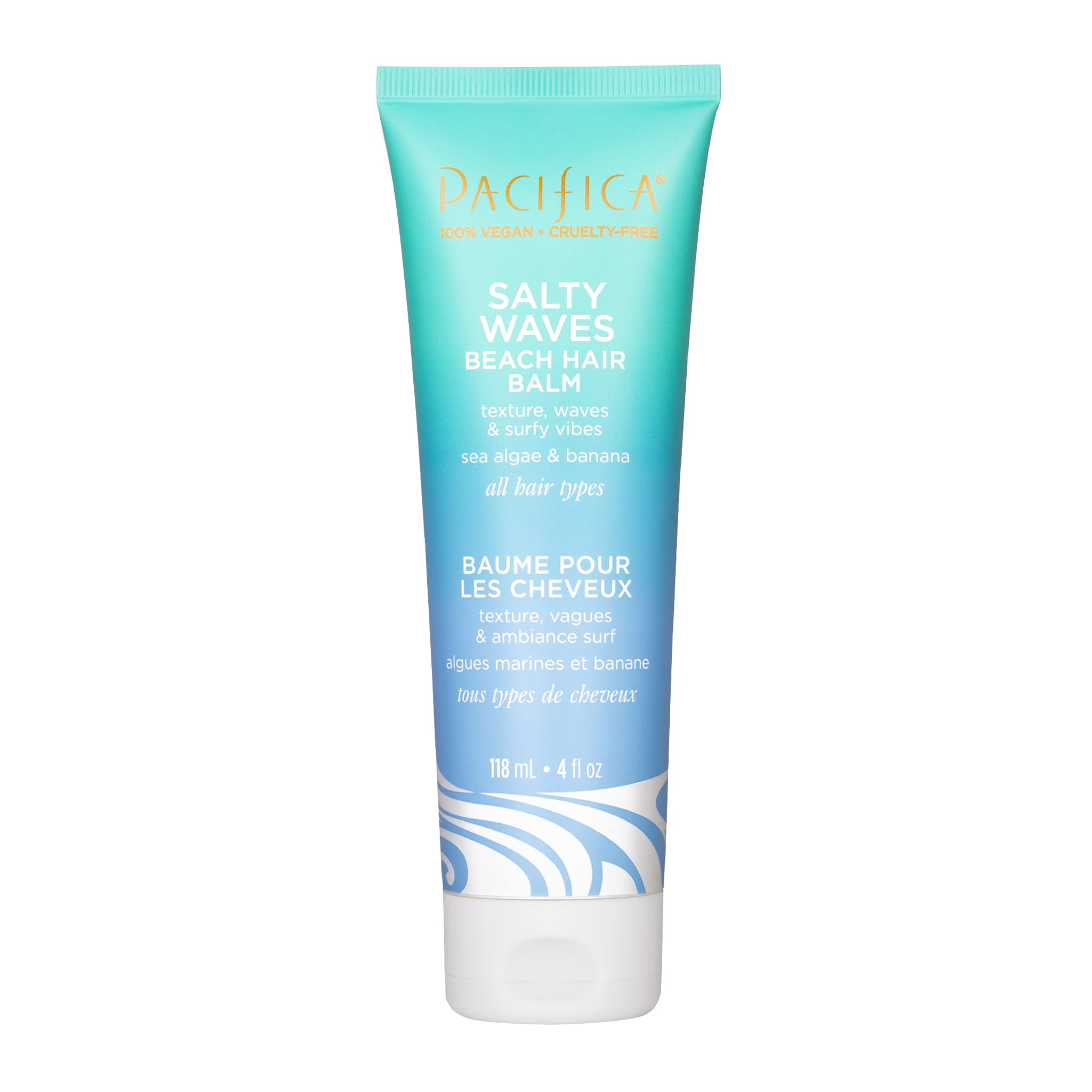 Pacifica Beauty Salty Waves Beach Hair Balm, 4 Fluid Ounce