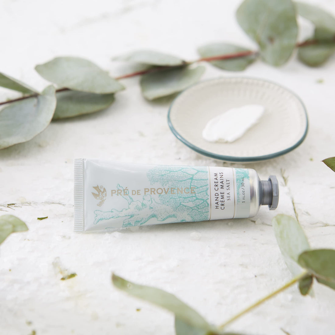 Pre de Provence Collection Shea Butter Enriched Soothing & Moisturizing, Hand Cream, 1 fl oz, Sea Salt