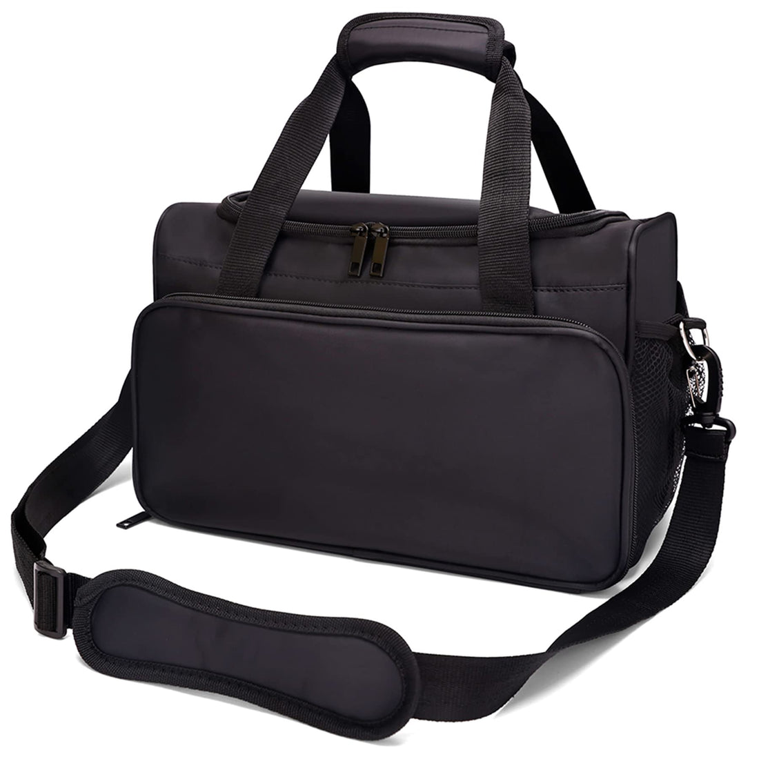 Hairdressing Bag, for Barber Salon Tools Bag, Makeup Cosmetics Portable Handbag, Hair Stylist and Beauty Artist Travel Large Storage Bag(Black)