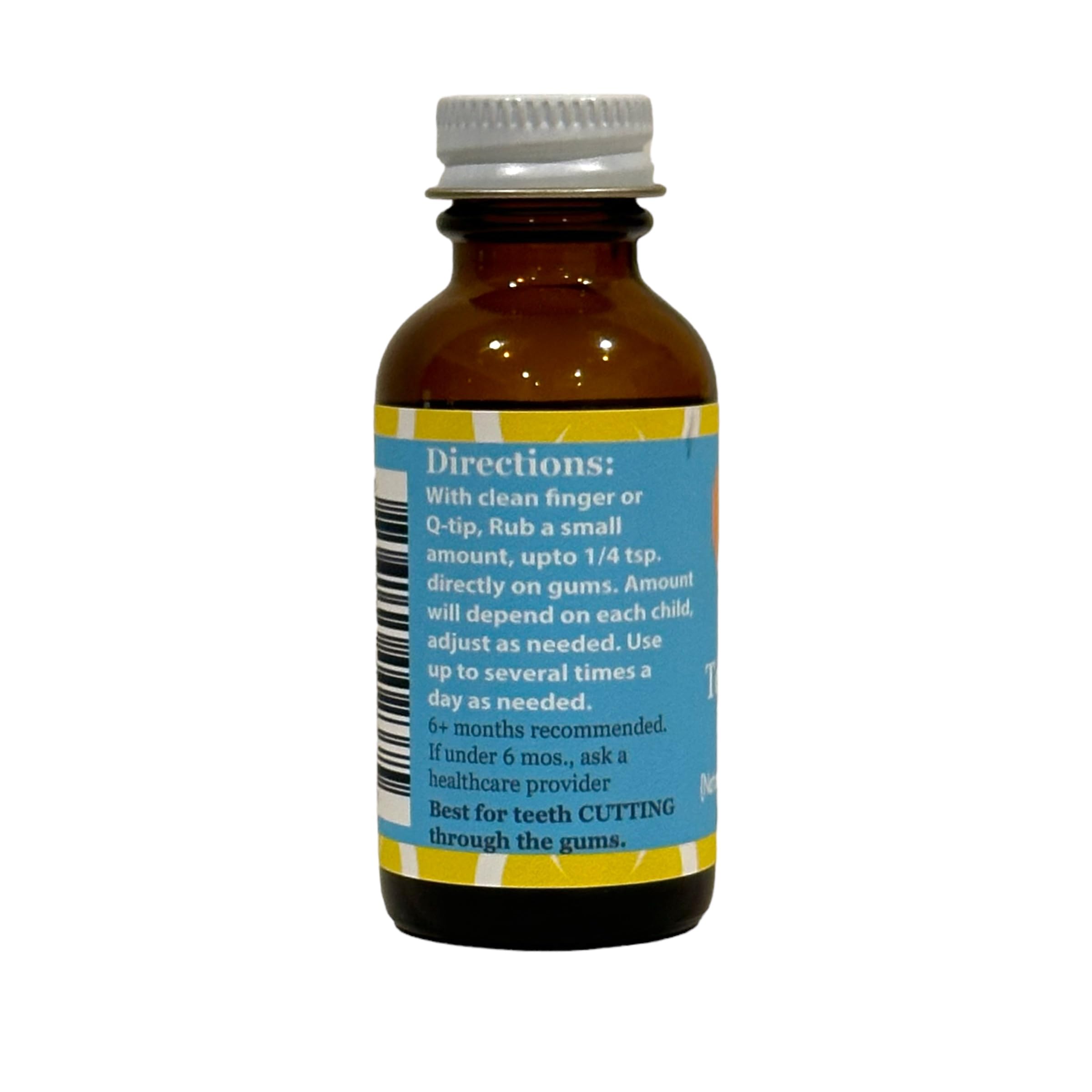 BALM! Baby Teething Oil Rub - Baby Teething Relief - Vegan, All Natural & Organic Teething Aid with Chamomile & Clove - Gentle, Safe & Effective - 1 oz Glass Bottle - Plastic Free