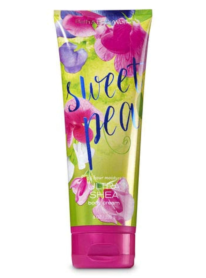 Bath and Body Works Sweet Pea Ultra Shea Body Cream 8 Ounces