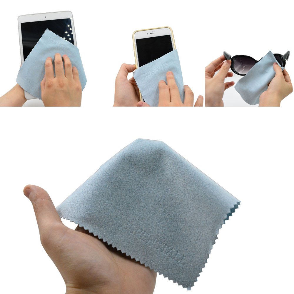 SIMPLE-E 100pcs 1ml (1/4 dram) Amber Mini Glass Bottle 1cc Amber Sample Vial Small Essential Oil Bottle Travel Must + 1PC Glass clean cloth