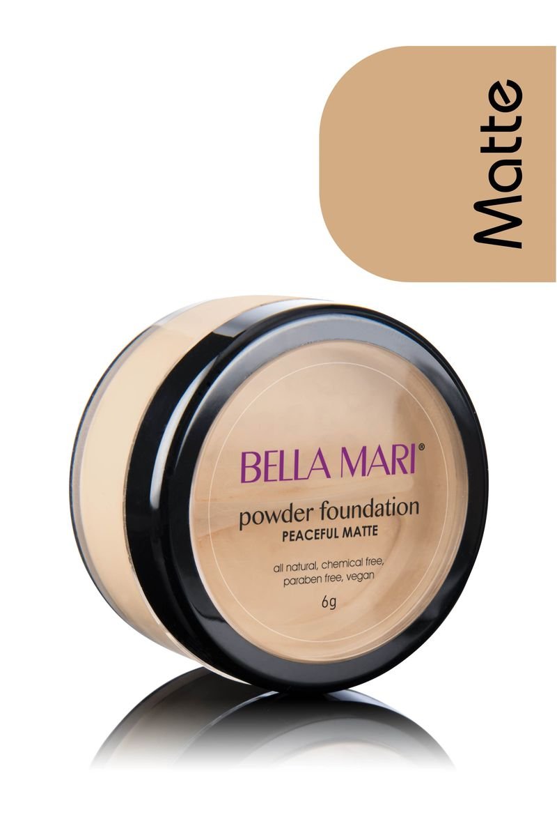 Bella Mari Matte Powder Foundation Peaceful 6g