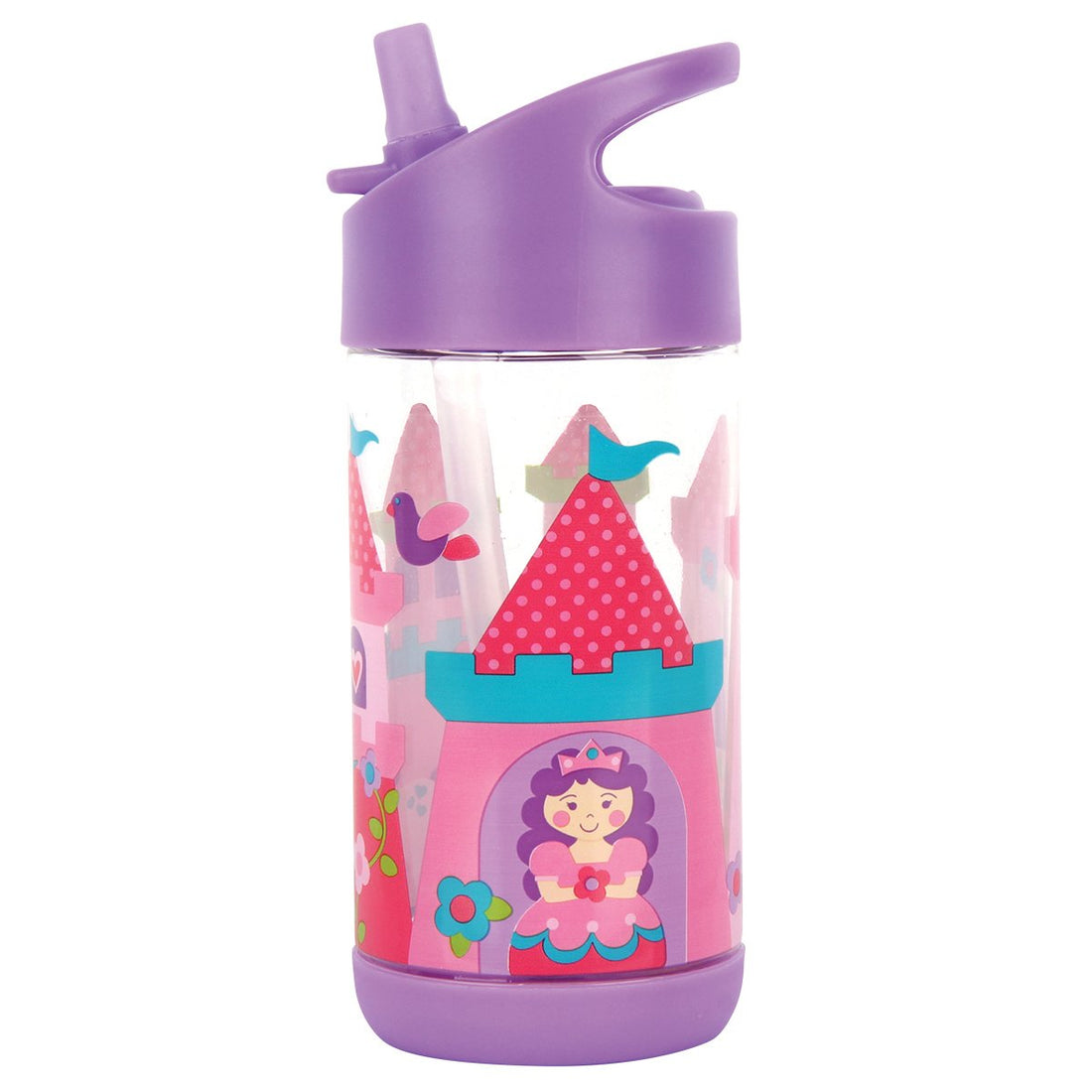Stephen Joseph, Kids Flip Top Water Bottle, 10 oz Tritan BPA Free, Water Bottle for Girls & Boys, Back to School Flip Top Bottle, Princess