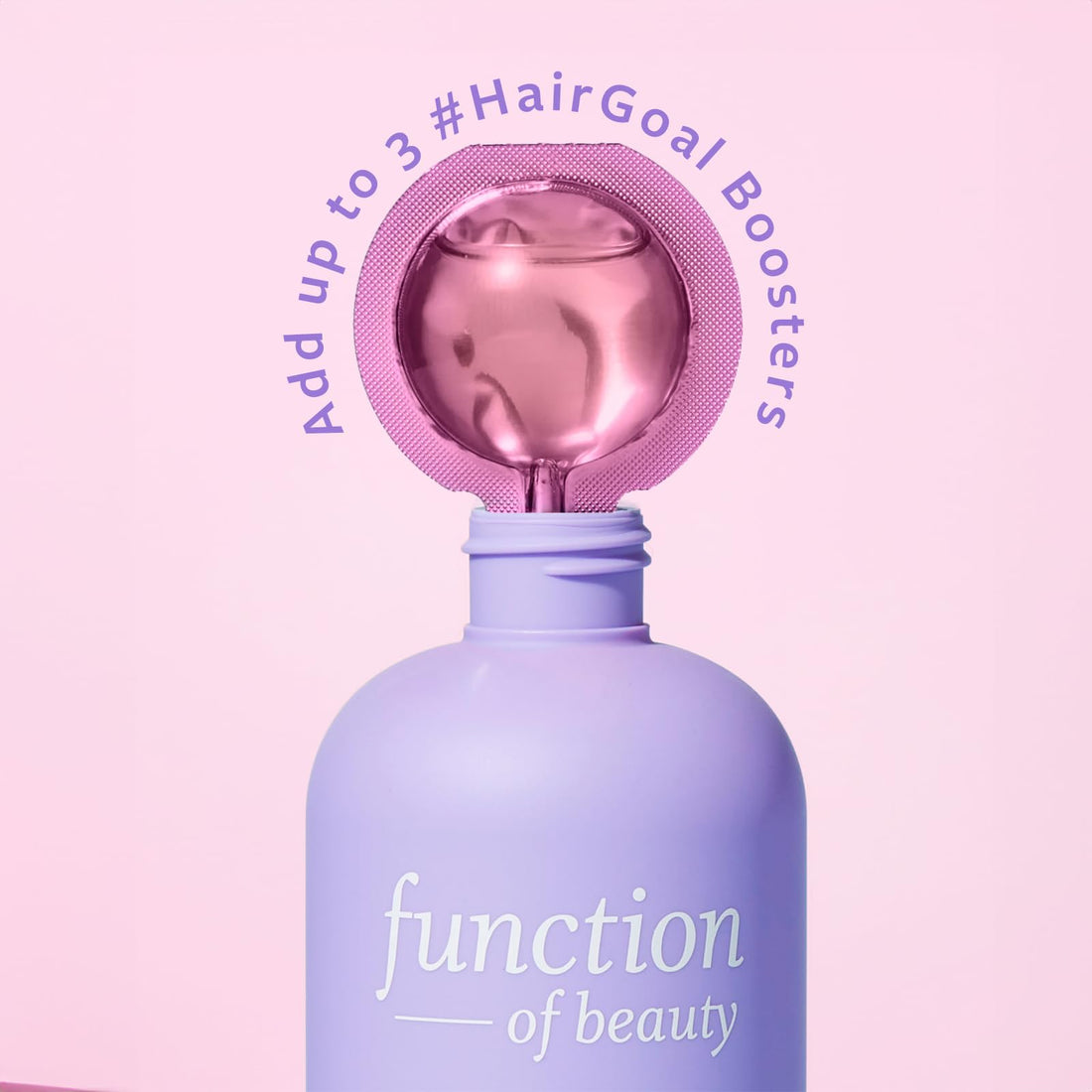 Function of Beauty Wavy Hair Add-In Booster Treatment Bundle – Hair Goals Include Anti-Frizz, Strengthen & Shine #HairGoal Boosters