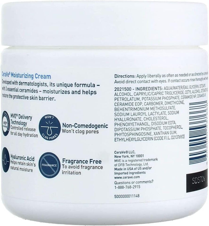 CeraVe Moisturizing Cream 16 oz (453 g)