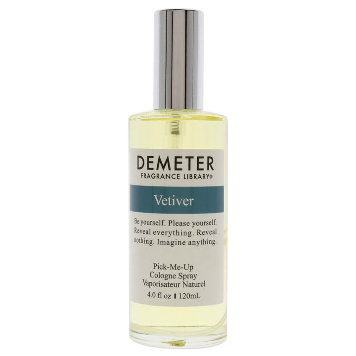 Demeter Vetiver Cologne Spray for Women, 4 Ounce