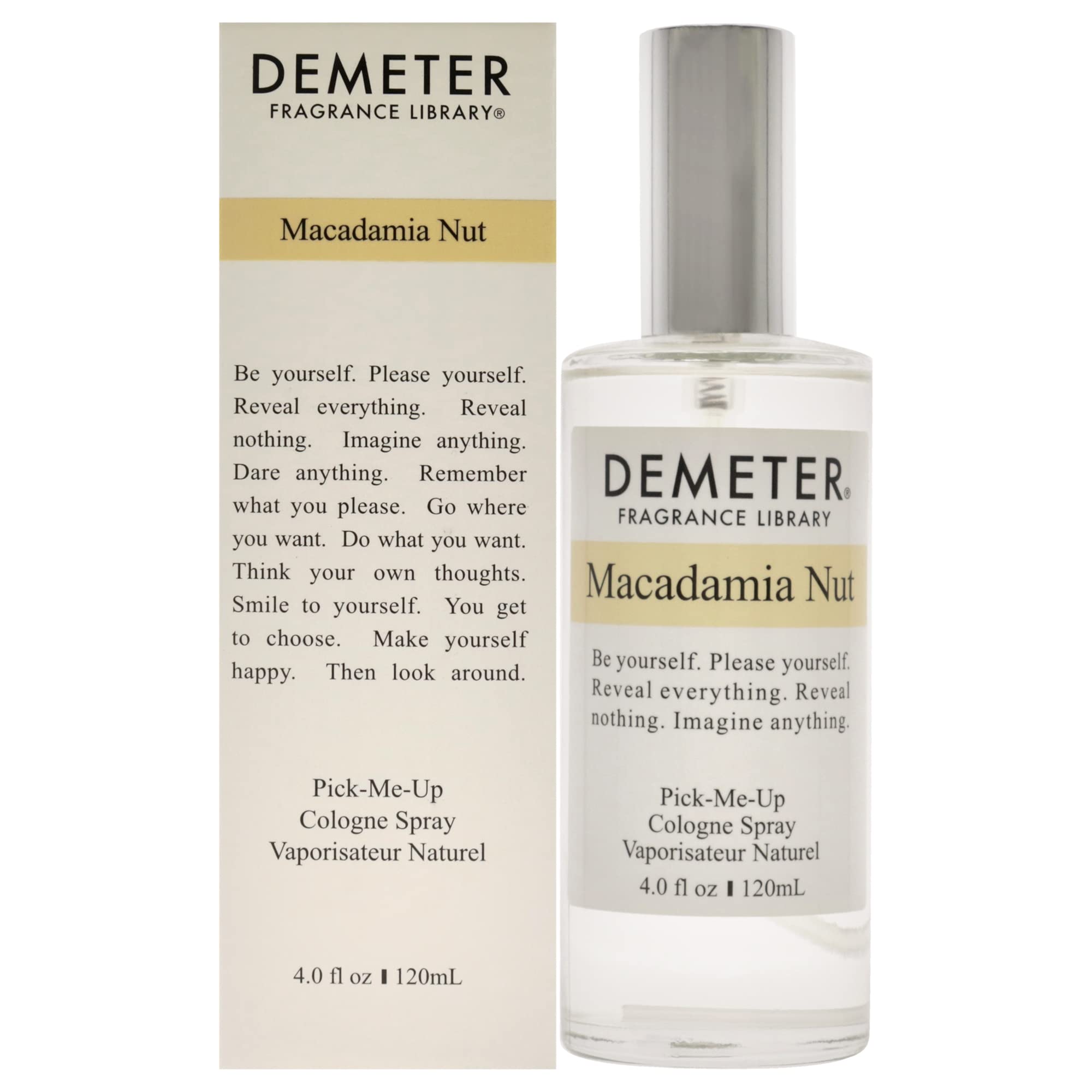 Demeter Cologne Spray for Women, Macadamia Nut, 4 Ounce