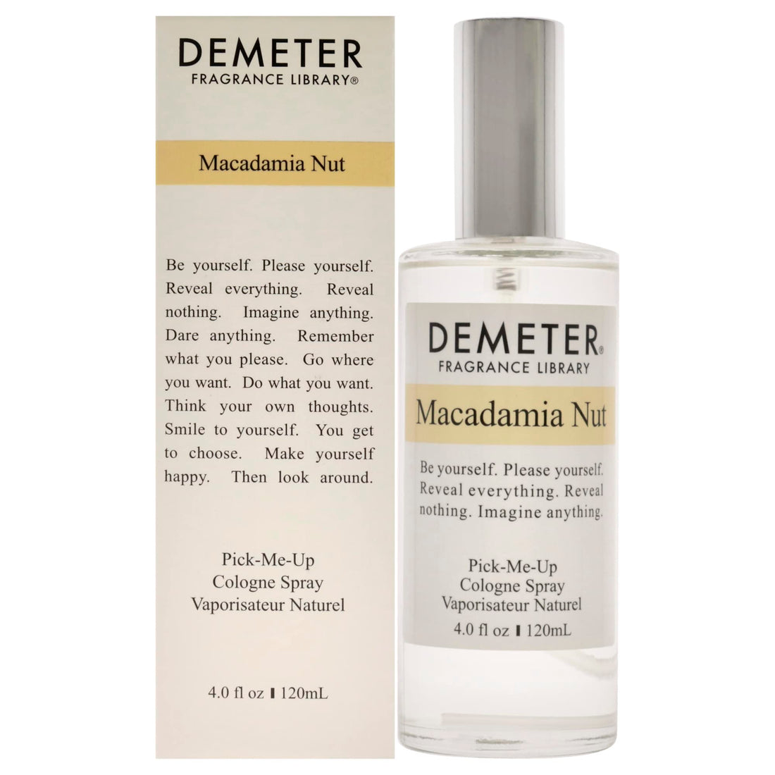 Demeter Cologne Spray for Women, Macadamia Nut, 4 Ounce