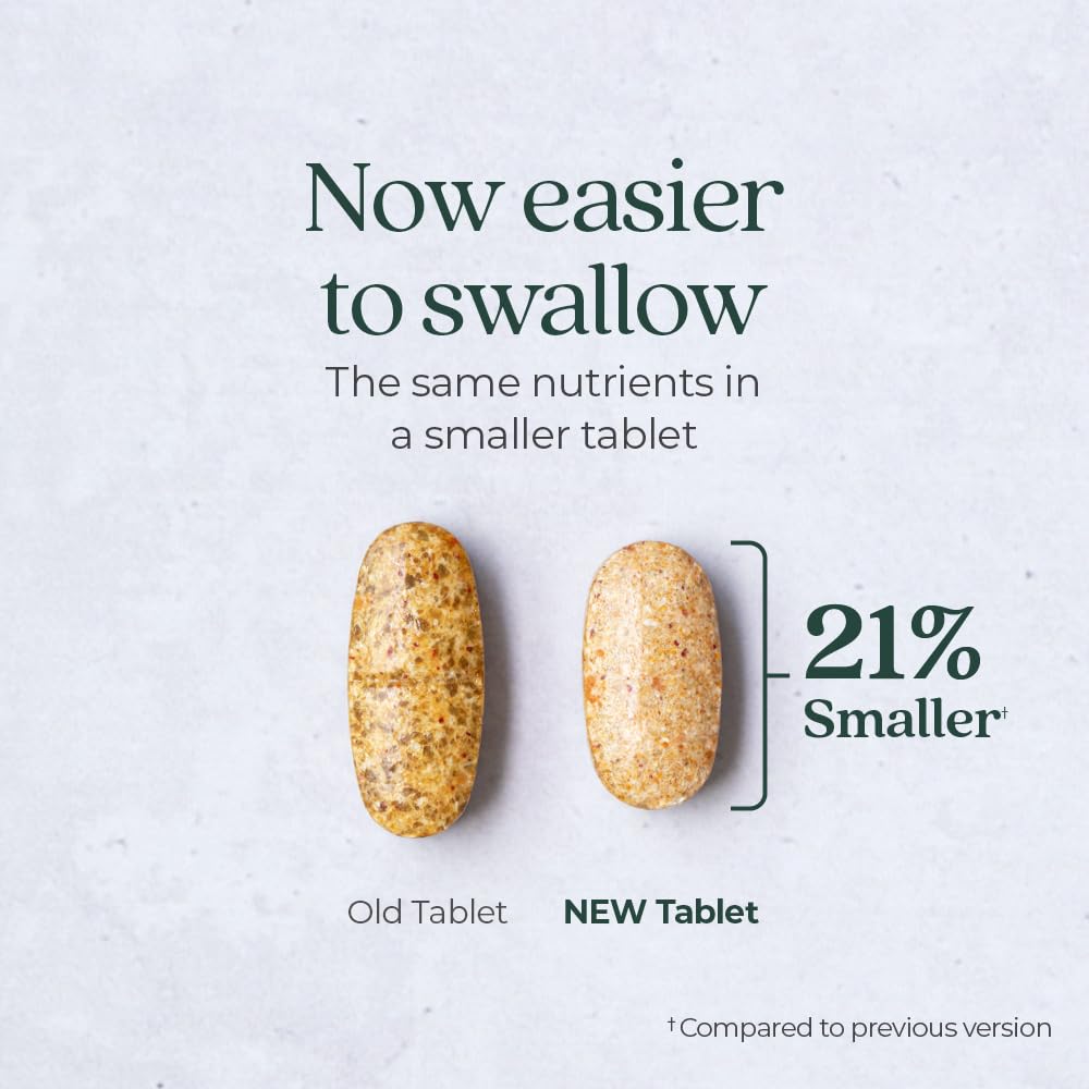 New Chapter Men's Multivitamin 40 Plus for Energy, Heart, Prostate + Immune Support with Fermented Nutrients - Every Man's One Daily 40+, Made with Organic Vegetables & Herbs, Non-GMO - 72 ct