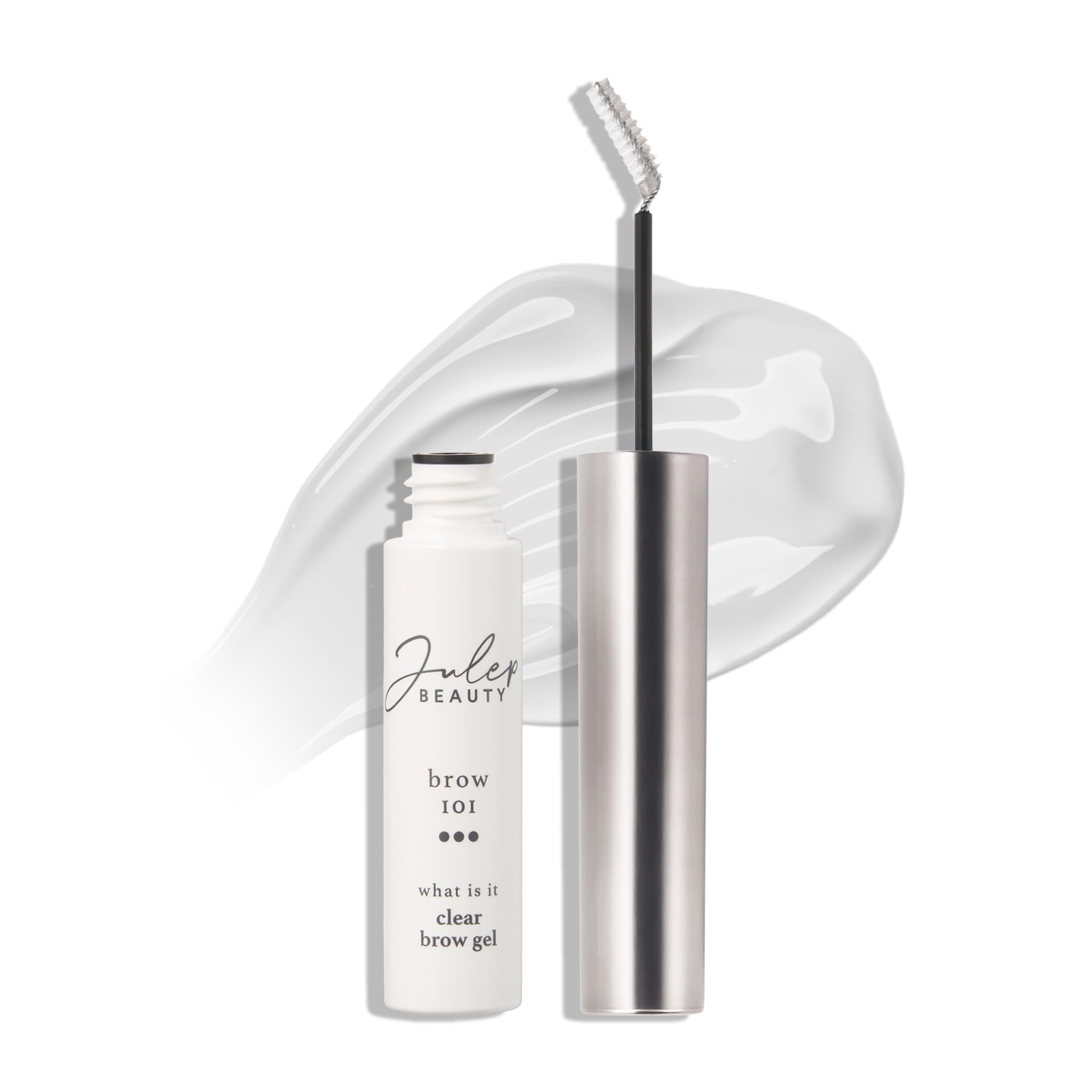 Julep Brow 101 Clear Eyebrow Scultping Gel - Precision Brush For Sculpting – Long-Lasting, Lightweight Formula for Natural,Tamed Brows
