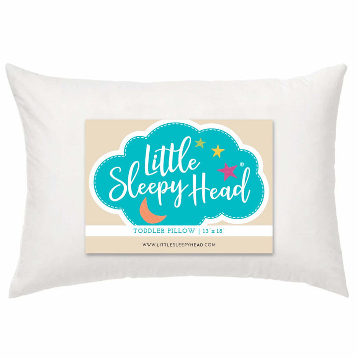 Little Sleepy Head Toddler Pillow, Organic Cotton, Down-Like Fill, Ivory 13 X 18