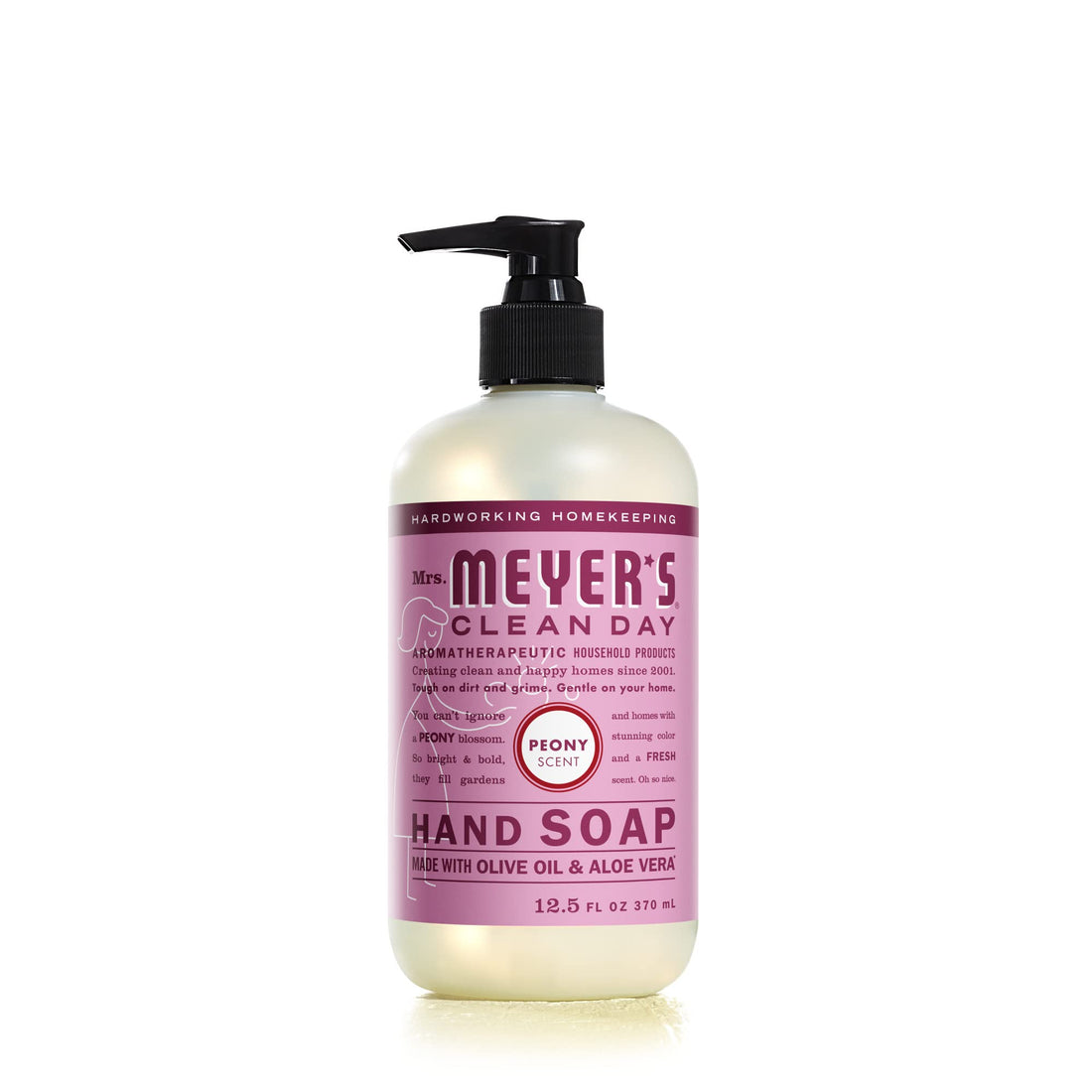 Mrs. Meyers Clean Day Hand Soap Limited Edition Peony Scent 12.5 Oz