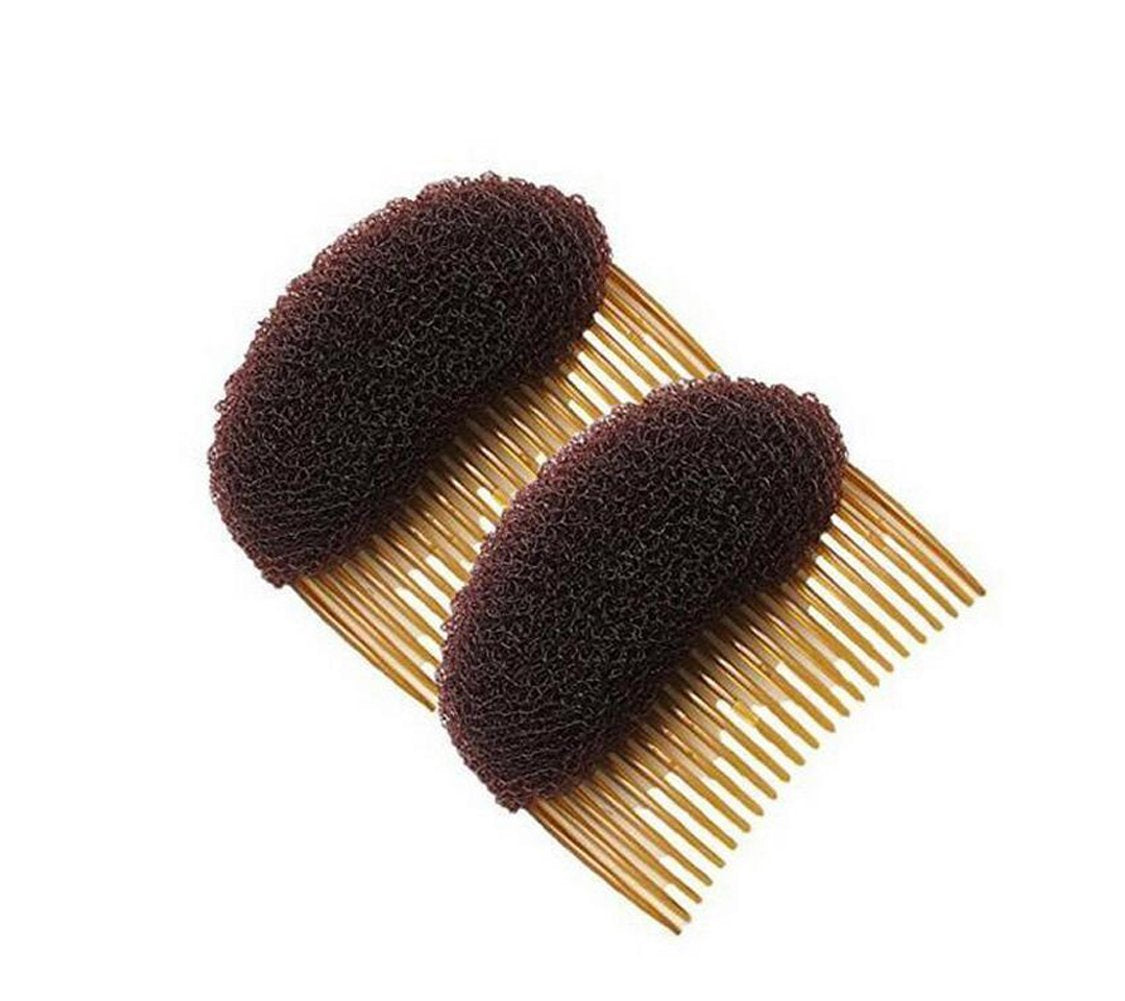 2PCS Long 3.3inch Hair Decoration Comb Sponge Foam Hair Volume Bump it up Insert Hair Base Styling.