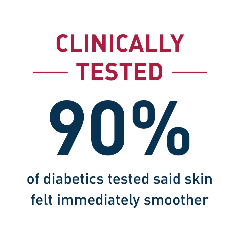 CeraVe Moisturizing Cream for Diabetics’ Dry Skin, Urea Cream with Bilberry for Face and Body, Fragrance Free & Paraben Free, 8 Ounce