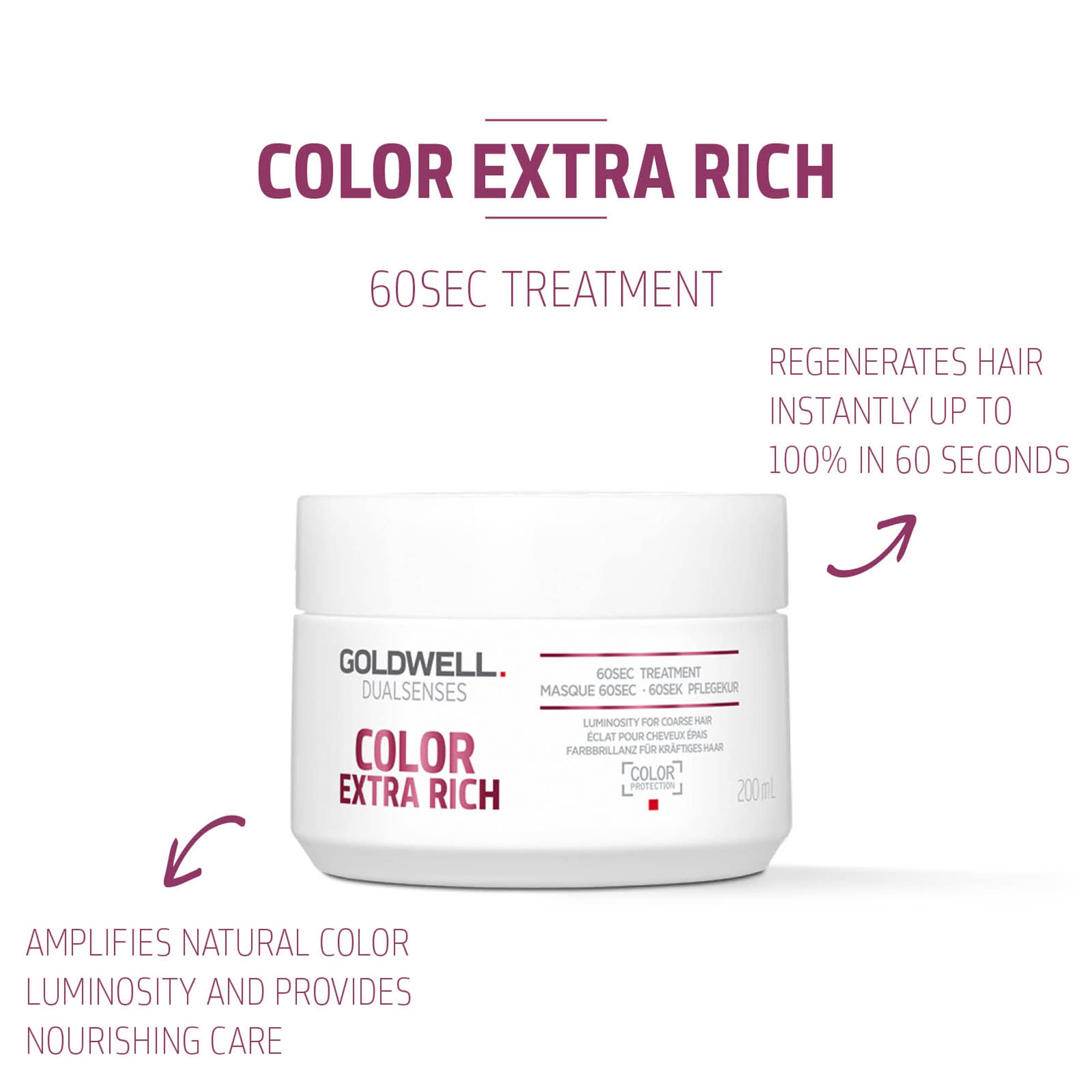 Goldwell Dual Senses Color Extra Rich 60Sec Treatment (Luminosity For Coarse Hair) ( 215445 )
