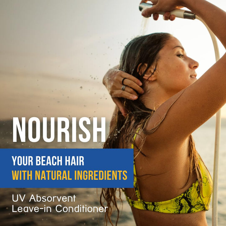 Stream2Sea Leave-In Hair Conditioner Detangles & Replenish Hair Moisture Natural Reef Safe Formula - Sulfate and Paraben Free with UV Protection 32 Ounce