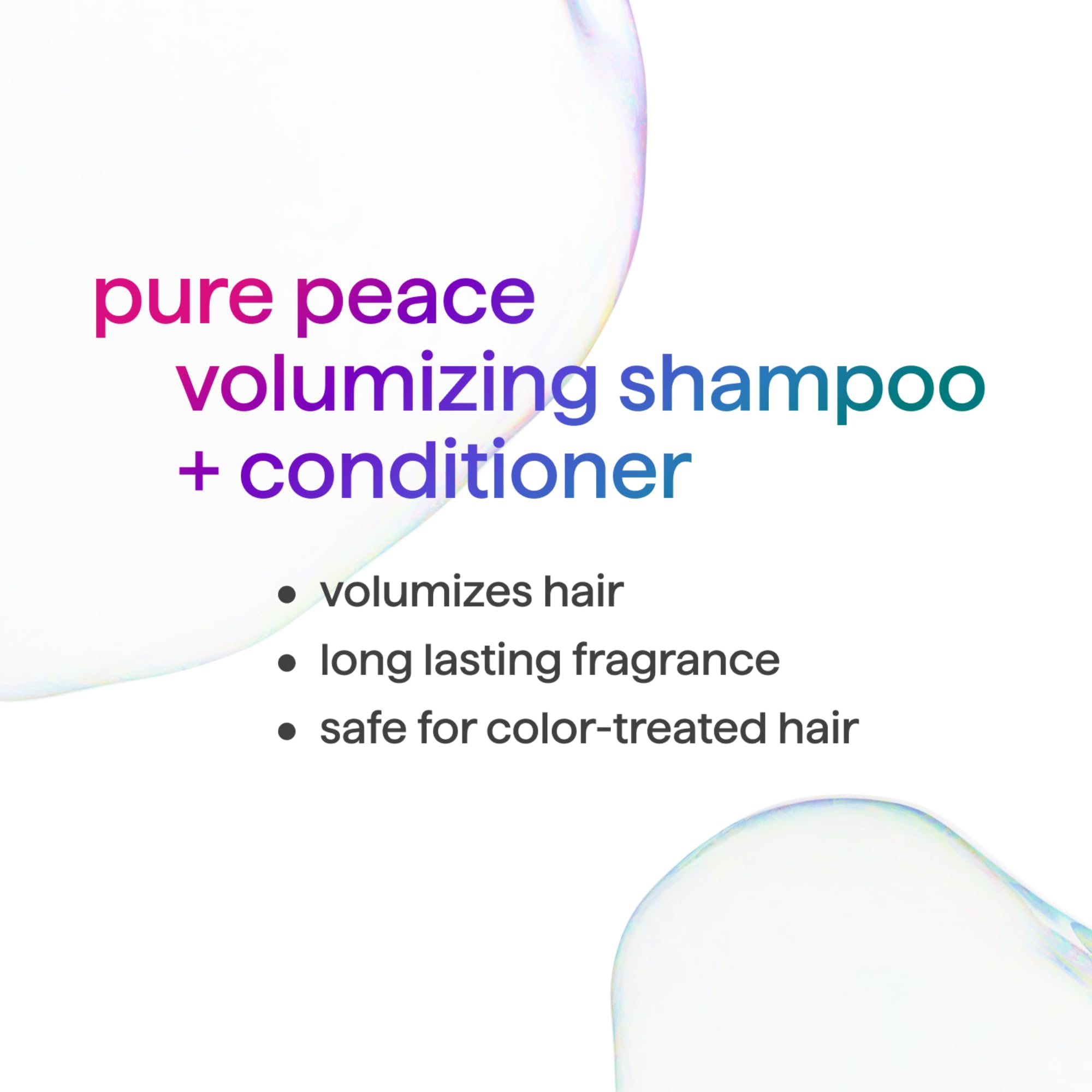 Method Volumizing Conditioner, Pure Peace with Rose, Peony, and Pink Sea Salt Scent Notes, Paraben and Sulfate Free, 13.5 oz (Pack of 3)