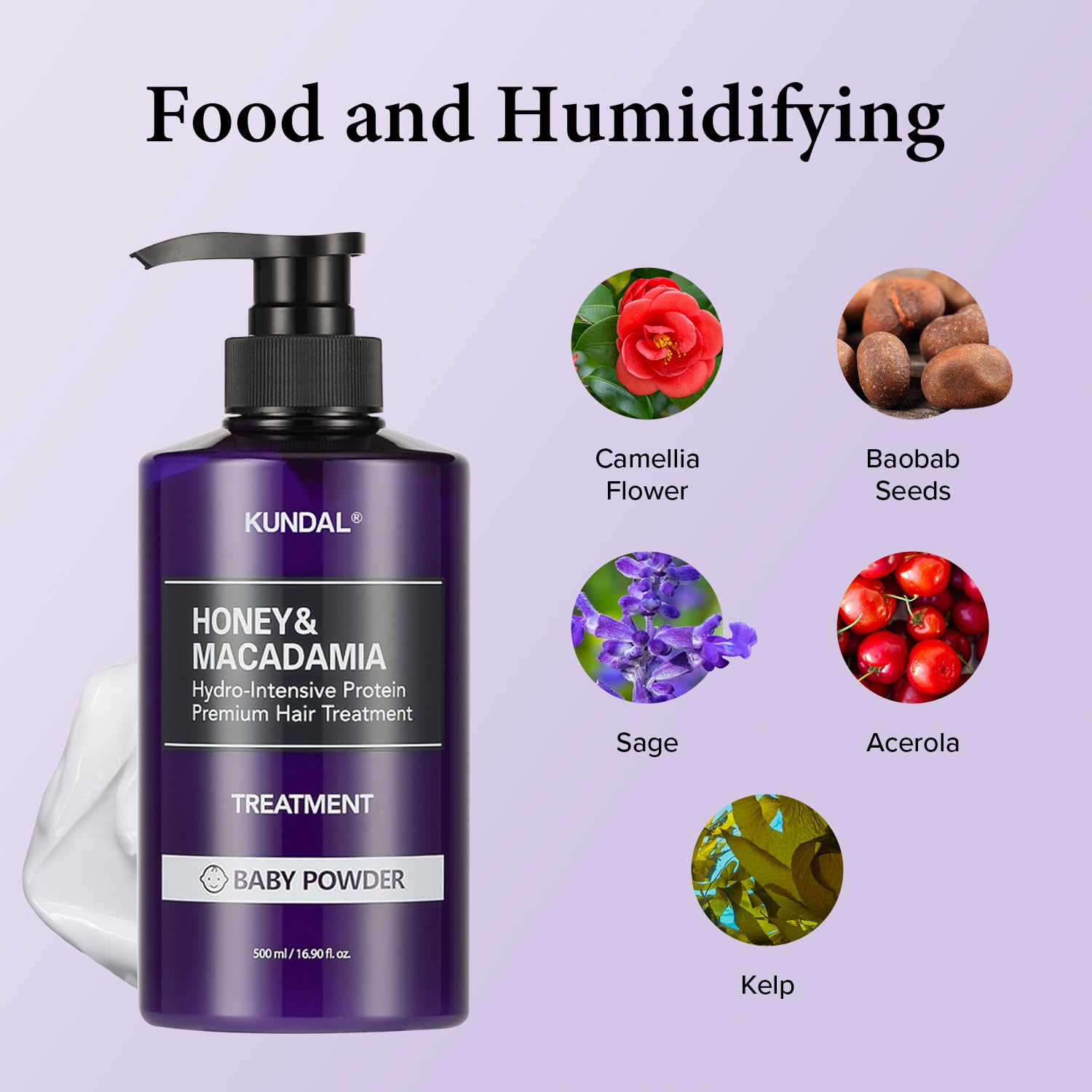 KUNDAL Honey & Macadamia Natural Conditioner Korean Hair Care Damage Repair, Deep Hydration, Long Lasting Fragrance, with Honey, Macadamia Oil 6.76fl oz (Pack of 2) (English Rose)