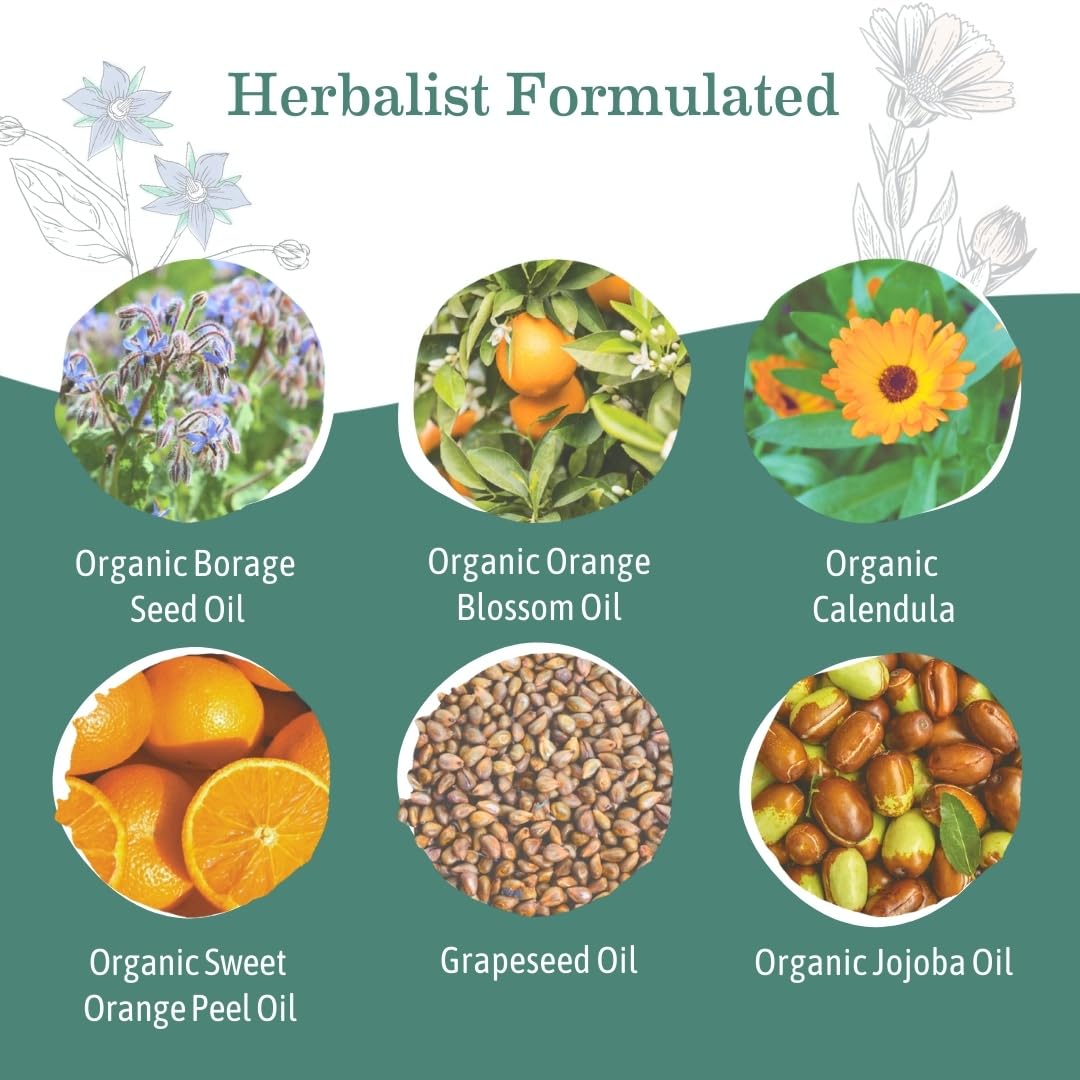 Earth Mama Angel Baby Oil 4 Ounce - Natural Stretch