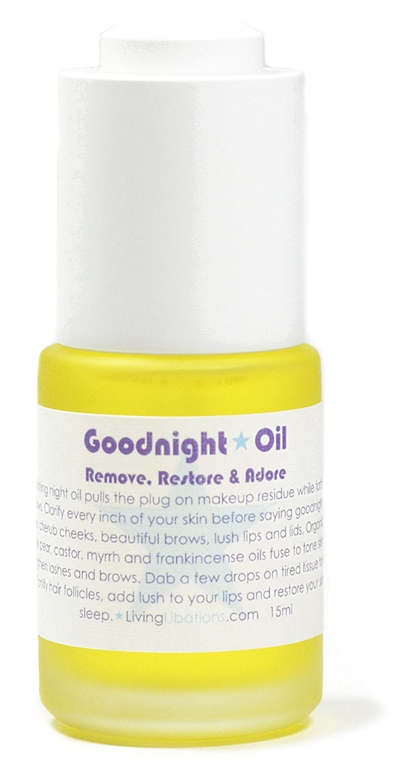 Living Libations - Organic / Wildcrafted Goodnight Oil Eye Makeup Remover (.5 oz / 15 ml)