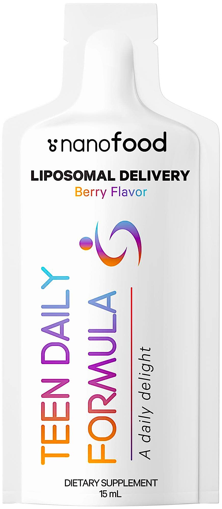Codeage Multivitamins For Teens, Liquid Vitamin C for Teenagers, Vitamin A B6 B12 D3 E For Kids, Biotin Zinc Omega-3 Folate, Liposomal Vitamins Supplement, One Daily Sachet, Vegan, Non-GMO, 30 Pouches