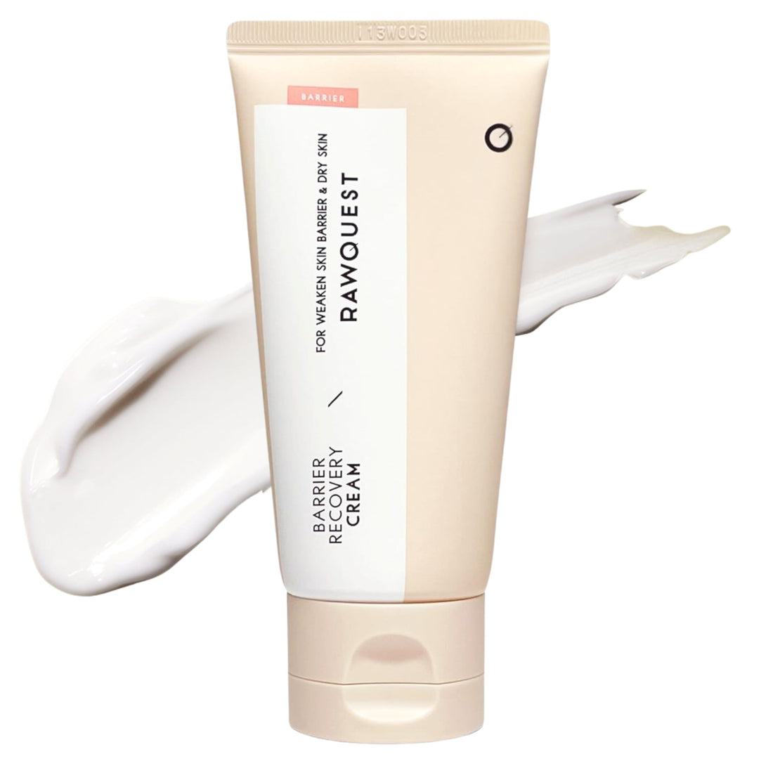 RAWQUEST- Barrier Recovery Cream | 100 Hours of Deep Hydration, Skin Barrier Repair & Soothing | Korean Moisturizer for Dry Skin & Sensitive Skin | Hypoallergenic Korean Skincare (2.7 Fl Oz, 80ml)