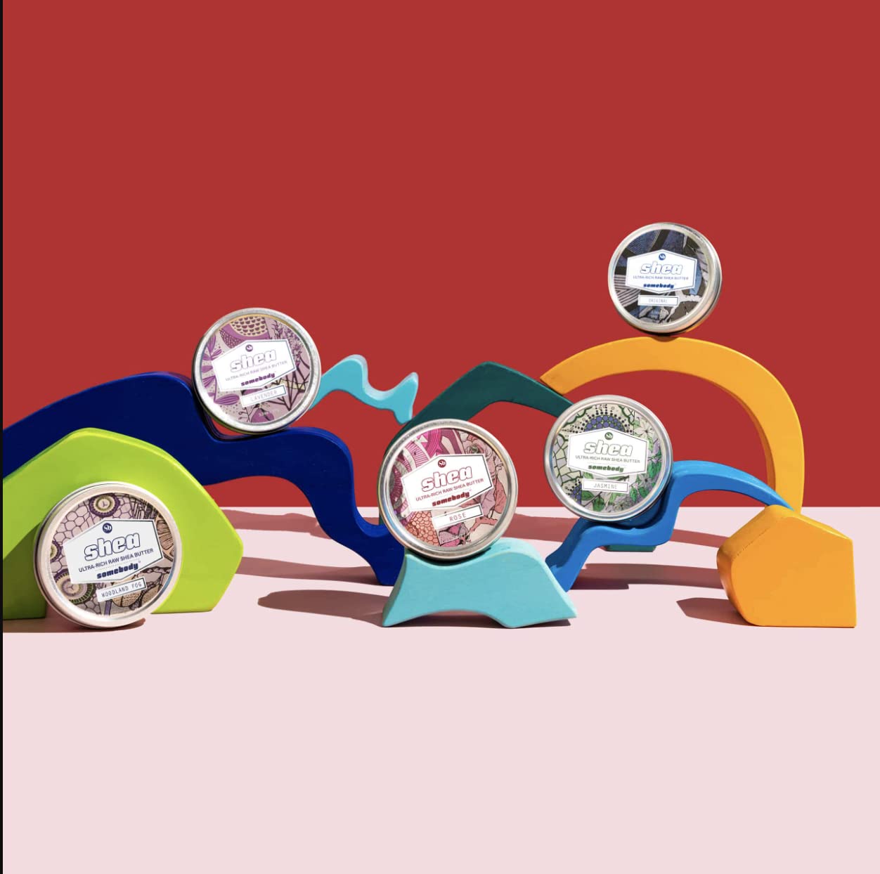 Somebody Raw Organic Shea Butter - Moisturize, Protect and Soften Skin (Jasmine 3.5oz)