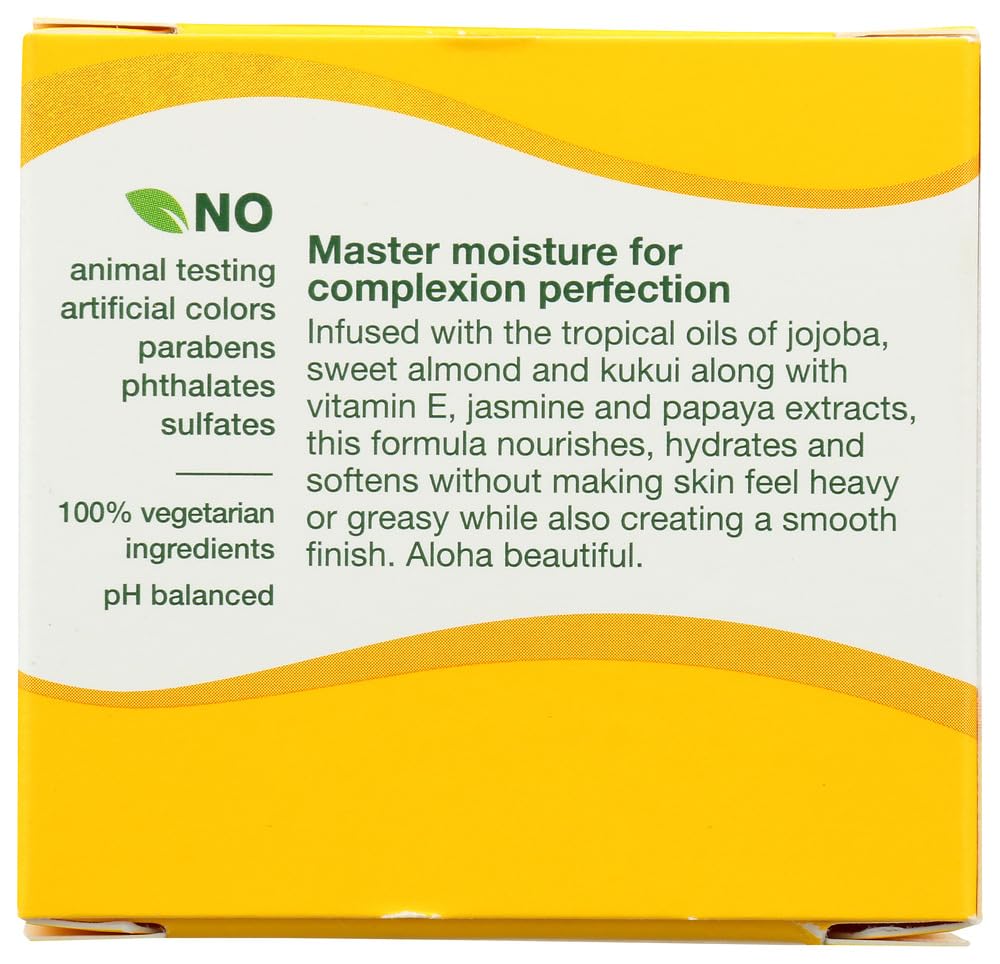 Alba Botanica Hawaiian Moisture Cream, Soothing Jasmine & Vitamin E 3 oz (Pack of 6)