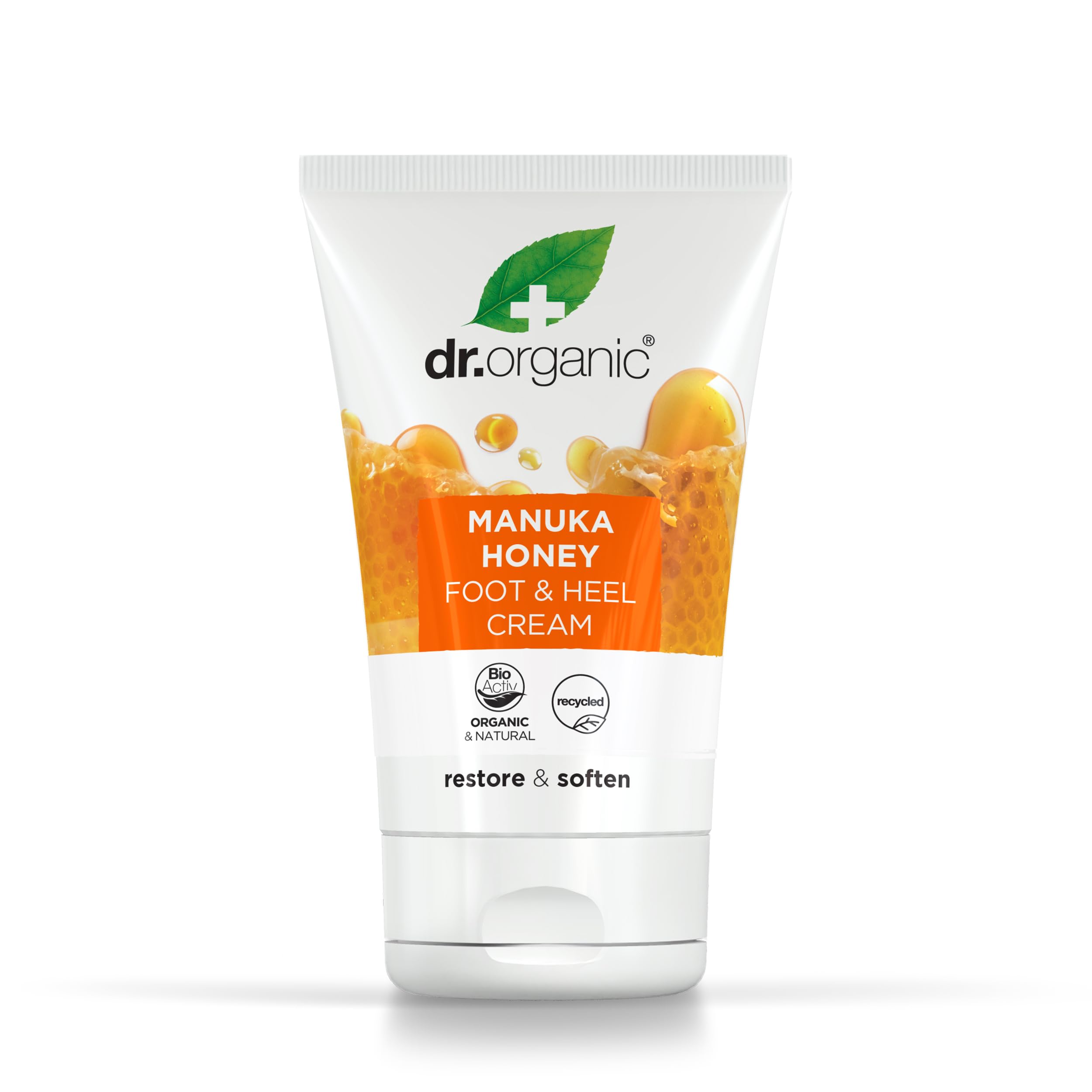 Dr organic manuka honey foot & heel cream 125ml