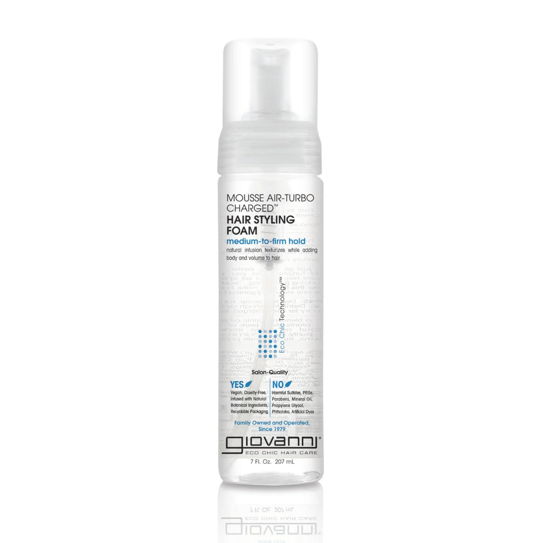 Giovanni Organic Natural Mousse 207ml